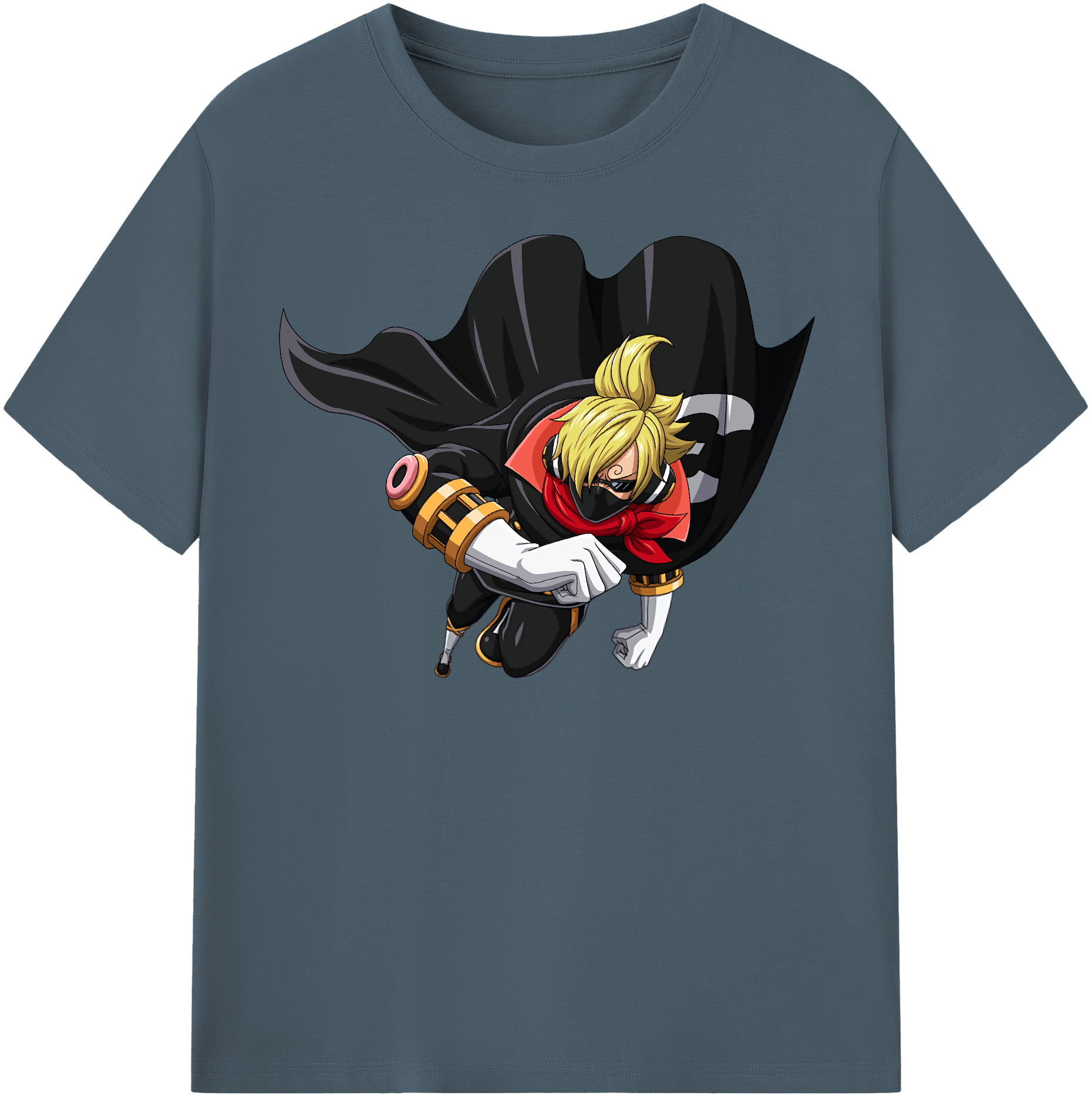 ワンピース サンジ ONE PIECE Sanji 綿100％半袖Tシャツ（フロントプリント）